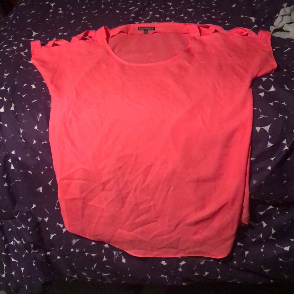 Hot pink shirt